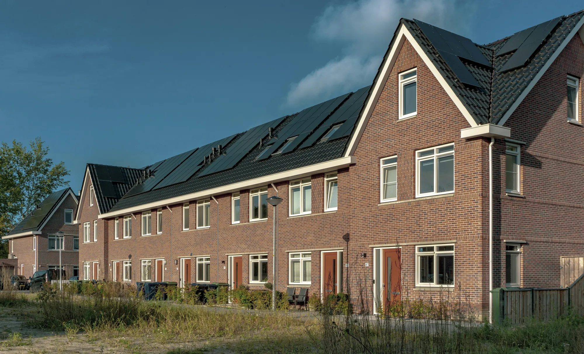 Nieuwbouwwoningen in aanbouw